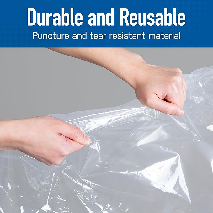 Spacesaver 3 Pack Jumbo Vacuum Storage Bags - 40"x 30 Heavy Duty Blanket Storage Bag with Pump - Space Saver for Clothes, Comforters, and Bedding - Compression Bags to Store Blankets for Travel