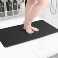 Hargiis Non-Slip Bathtub Mat, Anti Slip Shower Mat, Fast Drying Bathtub Mats, Foot Scrubber Mat, Anti Slip Mat for Tub, Floor, Bathroom, Kitchen, Home, Hotel (Black 40"×16")