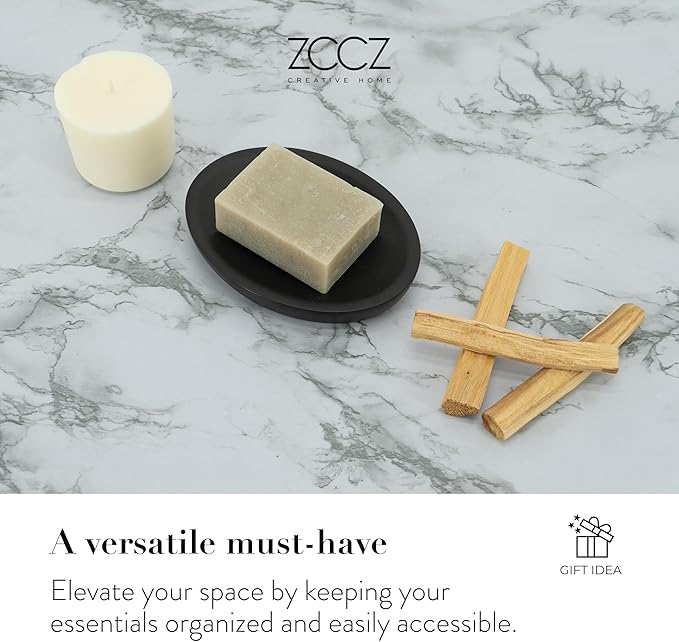 ZCCZ Grey Bathroom Accessory Sets, 4 Pieces Bathroom Accessories Complete Set Vanity Countertop Accessory Set, Includes Lotion Dispenser Soap Pump, Tumbler, Toothbrush Holder and Tray