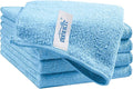 HOMEXCEL Blue Microfiber Cleaning Cloth, 5 Pack Cleaning Towels for Kitchen, Lint Free, Scratch-Free, Highly Absorbent, and Reusable Cleaning Rags for House, Window and Glass, Cars, 11.5 X11.5 inch