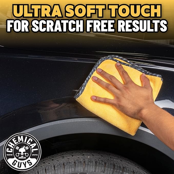 Chemical Guys Miracle Dryer Microfiber Drying Towel 2 Pack (36" x 25") - Super Absorbent and Scratch-Free Drying for Cars, Trucks, and SUVs (MIC72102)