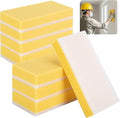 RUBII 8 Pcs Drywall Wet Sanding Sponge, 9 Inch Washable Double Sided Drywall Finishing Sponge, Reusable Drywall Sanding Blocks for Wiping Dust Smoothing Surface