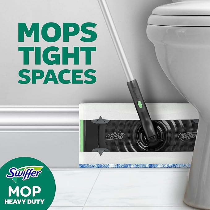 Swiffer Sweep + Mop, Wet Pads Refill, Floor Cleaner, Cleaning Cloths, Heavy Duty, Fresh, 20ct