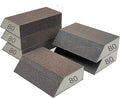 6 Pack Sanding Sponge, 80 Grit Sanding Blocks Assortment,Washable and Reusable for Wood Drywall Metal Home (80 Grit)
