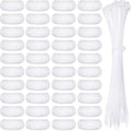 40 Pieces Nylon Lint Trap Washing Machine Lint Fabric Mesh Snare Washer Lint Catcher Washer Hose Lint Traps Washing Machine Lint Trap Lint Traps Hose Screen Filter Catcher with 40 Pieces Cable Ties