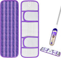 2 Pack Upgraded Reusable Mop Pads Compatible with Swiffer PowerMop, Mop Refill Pads Replacement for Swiffer Power Mop Spray Mop Pads for Multi-Surface Floor Cleaning, Quality Updated Cationic Material