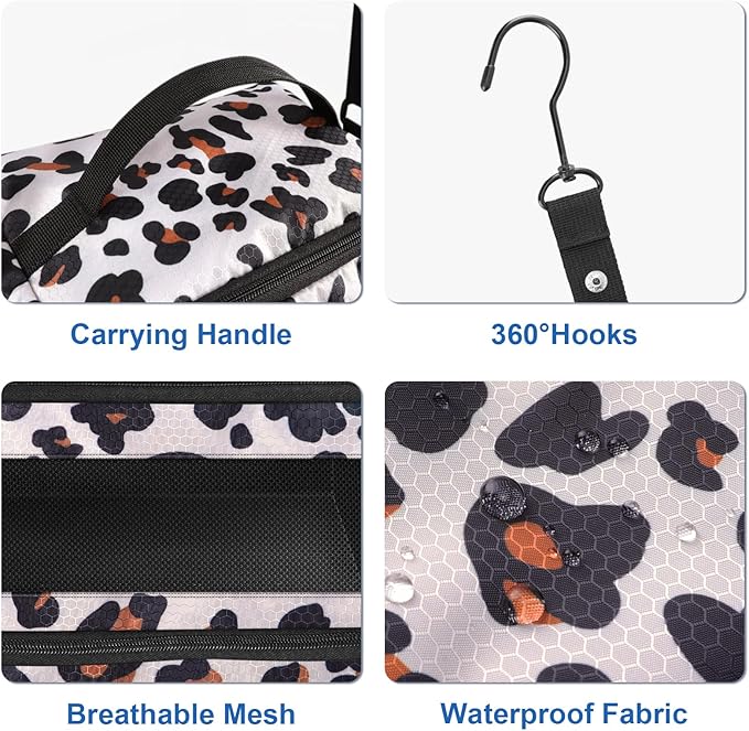 Suitcase Organizer, Travel Luggage Organizer Portable Hanging Travel Shelves Collapsible Hanging Packing Cubes for Carry on Suitcase