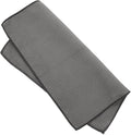 LIFKOME Gray Microfiber Car Wash Towel, Ultra Absorbent Honeycomb Waffle Weave, Quick-Dry Cleaning Cloth for Automotive Detailing and Housekeeping