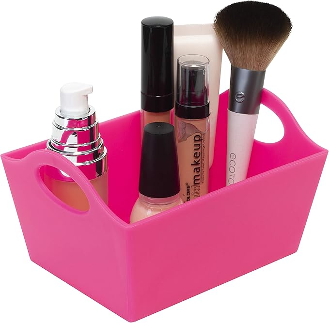 Simplify Neon, 5 Pack, Mini Storage Containers, Bins, Drawer, Office Organization, Good for Toys, Hair Accessories, Bobby Pins, Q-Tips, Small Items