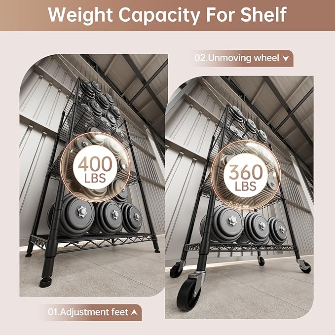 SINGAYE 4 Shelf Storage Wire Shelves Closet Bathroom Organizers Metal Pantry Kitchen Garage Shelving Unit Laundry Room Organization Home Narrow Rack Net Basket with Wheels White