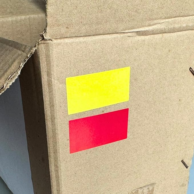 1000 Pieces, 2 x 1 inch - Colored Labels Stickers, Packing Moving Labels for Boxes Color Coded - 8 Colors