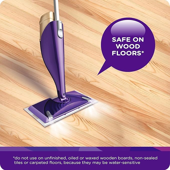 Swiffer Wetjet Wood Floor Cleaner Solution Refill, 42.2 Oz - 2 Pack