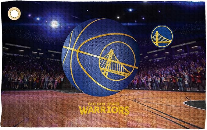 Northwest NBA Golf Towel – Official Licensed Microfiber Waffle Fabric, Absorbent 16x25 in Club Cleaning Accessory