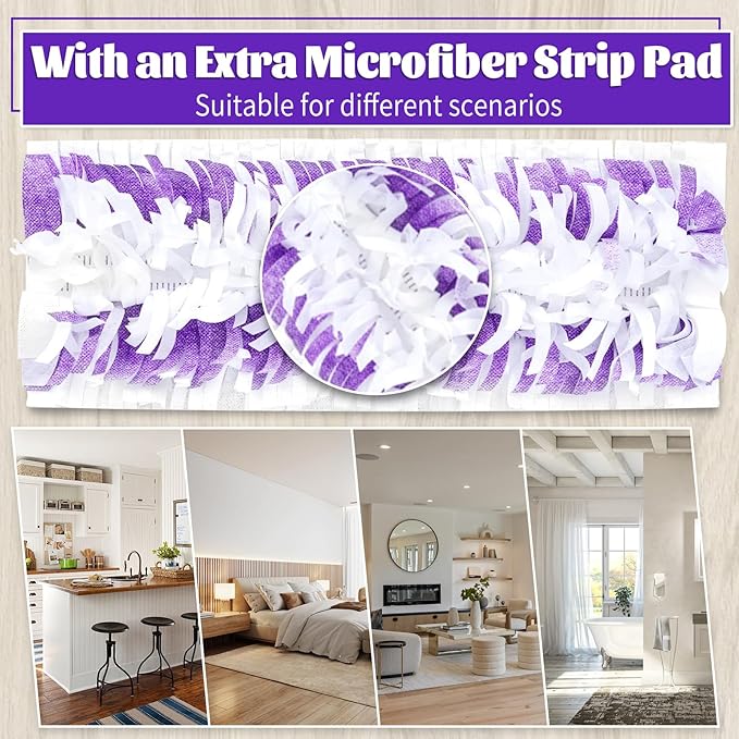 40 Pack Disposable Mop Pads Compatible with Swiffer Power Mop Pads Replacement for Swiffer Power Mop Refills, Multi-Surface Mopping Pad Refills, Wet Pads Refill for Floor Cleaning