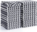Homaxy 24 Pack Kitchen Dish Cloths, Ultra Soft and Absorbent Dish Towels, Reusable Fast Drying Microfiber Cleaning Cloth, Coral Velvet Wave Design No-lint, 10 x 10 inches, Dark Grey