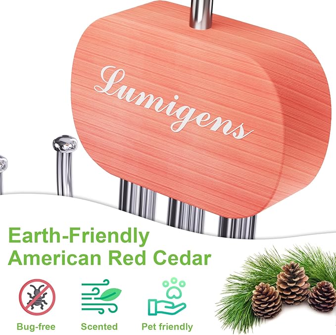 Cedar Wooden Belt Hanger, Belt Organizer for Closet,Rotatable Tie Rack,Belt Holder,Hanging Closet Storage Hook for Belt, Bra, Tank Top, Tie, Scarf, Purse, 1PCS