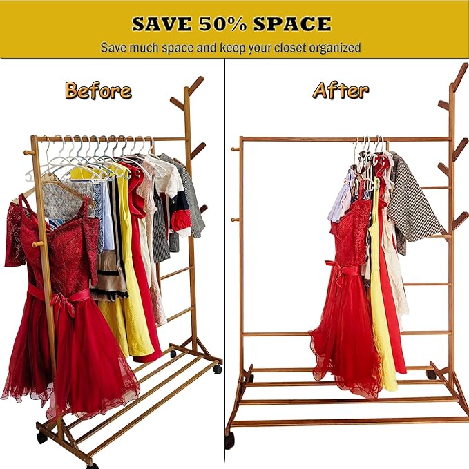 72PCS Space Saving Hanger Hooks,Clothes Hanger Connector Hooks,Heavy Duty Hanger Hooks Space Saver,Space Saving for Closet Organizer,Cascading Connection Hook ((72PCS))