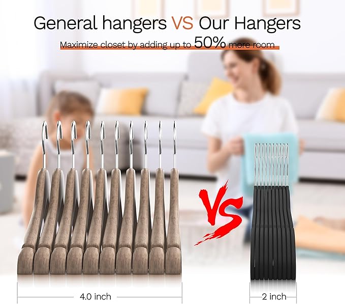 Black Velvet Hangers 60 Pack, Slim Space Saving Suit Hangers for Closet Organizer, Rotating Silver Hook, Non Slip Clothes Felt Hanger Heavy Duty for Coat,Shirt, Pants, Camisole, Dress