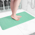 Hargiis Non-Slip Bathtub Mat, Anti Slip Shower Mat, Fast Drying Bathtub Mats, Foot Scrubber Mat, Anti Slip Mat for Tub, Floor, Bathroom, Kitchen, Home, Hotel (Light Green 40"×28")