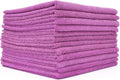 The Rag Company - All-Purpose Microfiber Terry Cleaning Towels - Commercial Grade, Highly Absorbent, Lint-Free, Streak-Free, Kitchens, Bathrooms, Offices, 300gsm, 16in x 16in, Lavender (12-Pack)