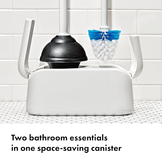 OXO Good Grips Toilet Brush & Plunger Set