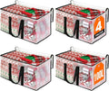 Clear Moving Bags Heavy Duty Extra Large, Moving Supplies with Reinforced Handle and Double Zipper, Storage Bags for Moving Essential, Packing Bags Alternative to Moving Box(4 Packs, Clear)