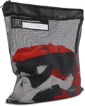 Meister Athlete Wash Bag - Mesh Sports Laundry Bag w/Zipper Lock - Black