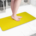 Hargiis Non-Slip Bathtub Mat, Anti Slip Shower Mat, Fast Drying Bathtub Mats, Foot Scrubber Mat, Anti Slip Mat for Tub, Floor, Bathroom, Kitchen, Home, Hotel (Yellow 40"×28")