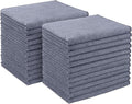 AIDEA Microfiber Cleaning Cloth 24 Pack, Microfiber Towels for Cars, Soft & Absorbent Cleaning Rags, Premium Lint Free Shop Towels for House, Kitchen, Car, 12inx16in, Grey