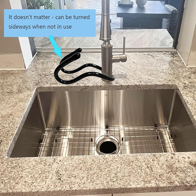 2 Pack Hanging Rustproof Sink Caddy & Sponge Holder, Adjustable Kitchen Dish wand Sink Caddy Organizer for Sponge, Dish brush, Scrubber -Easy to clean and dry - No brush,No sponges