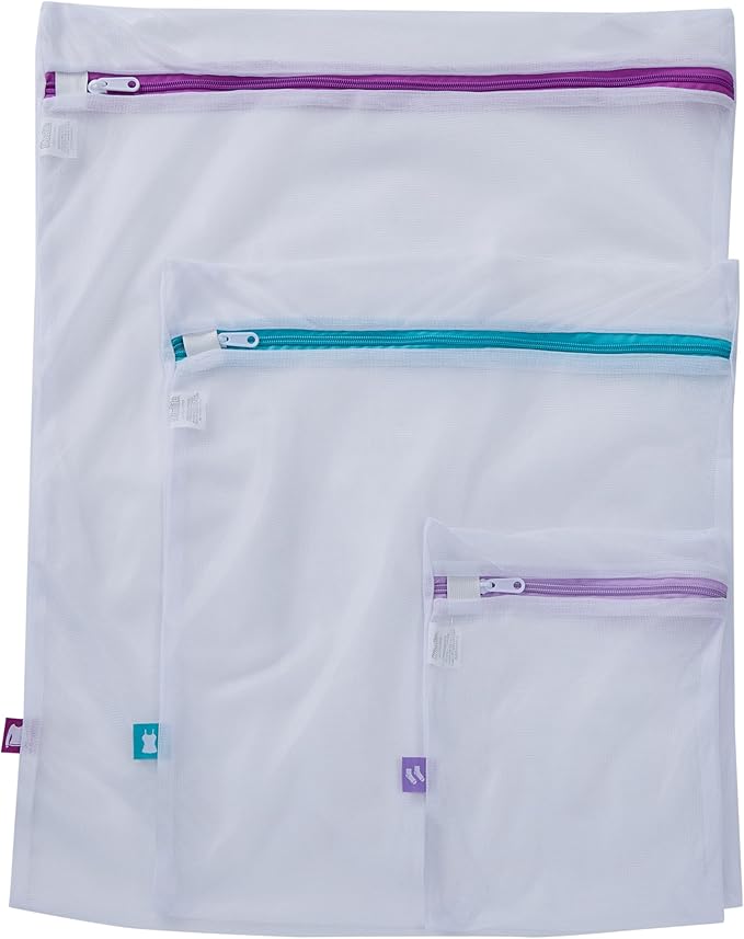 Sanitized Treated 3 Piece Mesh Wash Bag