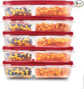 Rubbermaid EasyFindLids Meal Prep Containers 5.1 Cup Red