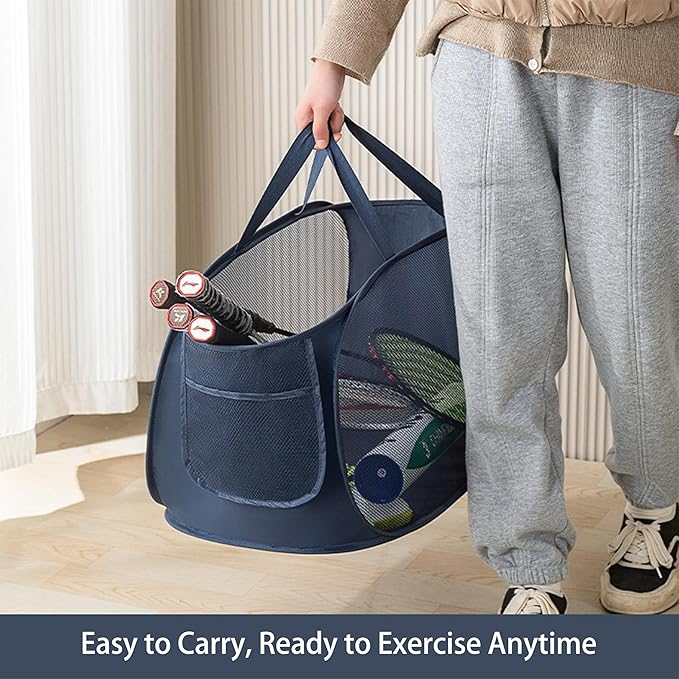 NarangOrnt 4 Pcs pop up laundry hamper Sturdy Large Capacity collapsible laundry basket,Laundry Room,Toy storage,Versatile Use-Home,Camping,Dorm,Hotel,Travel(Grey)