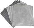 Sophisti-clean Microfiber Cleaning Cloths, Attract Dust Like a Magnet, Use Wet or Dry, Ultra Soft and Absorbent, Non-Abrasive, Streak Free, Reusable, Machine Wash, Gray, 10 Pack