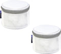 2 Pack Bra Wash Bag | Laundry | Washing and Drying | Holds 4 Full Size Bras | Panties | Socks| Micro Mesh Fabric