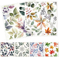6 Pack Swedish Dishcloths for Kitchen - Reusable Dish Paper Towels Wash Cloths Washable,Absorbent Cellulose Cleaning Sponge Cloth Wipes Quick Dry, Decorative Tea Towels,No Odor Biodegradable(Flowers)