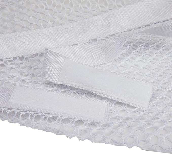 Household Essentials 135 Polyester Sneaker Wash and Dry Bag for Laundry Machines - White