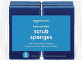 Amazon Basics Non-Scratch Scrub Sponges, Safe on Non-stick Cookware, Blue, 6 Count