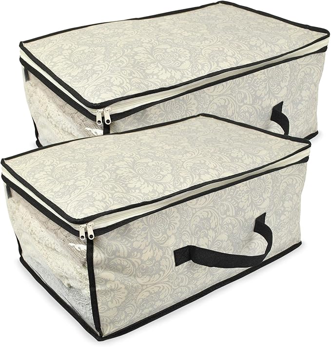 DII Breathable Closet Soft Storage Bag, Damask, Sweater Size