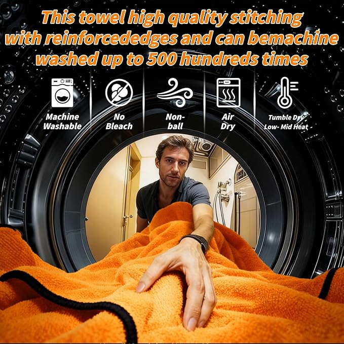 20 Pack Microfiber Car Drying Towel, 15.7 x 23.6 Inch Car Microfiber Cleaning Towels Bulk, Lint-Free, Quick Drying, Dual-Sided Detailing Buffing Polishing Waxing Soft Towels for SUV, Truck and Boats