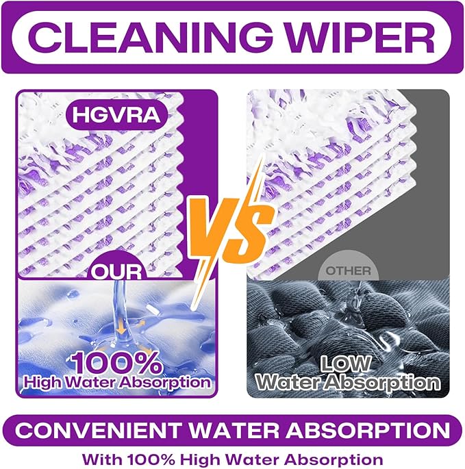 6 Pack Swiffer Power Mop Pads, Disposable Power Mop Refills Compatible with Swiffer Power Mop, Unscented Multi-Surface Replacement Mopping Refills Pads for Floor Surface Cleaning