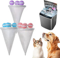 Pet Hair Remover for Laundry, 2026 Upgaded 3pcs Floating Hair Filtering Mesh Removal for Washing Machine, Reusable Dog & Cat Hair Remover Tool for Pet Fur, Hair, Lint, Dander from Laundry (Colorful)