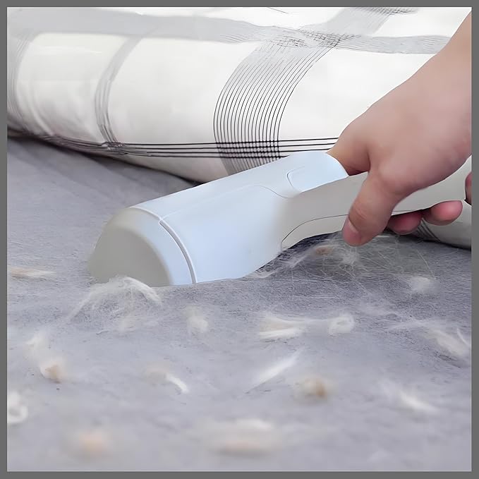Pet Hair Remover Roller -Portable Reusable Lint Roller Portable Cat & Dog Hair Remover for Furniture, Couch, Bedding - Lint Roller for Clothing, Carpet, Multi-Surface Fur Removal Tool