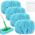 KEEPOW Wet Pads Refill for Swiffer Sweeper Mop and Sweep & Mop Deluxe - Dry Sweeping Cloths for Floor Mopping and Cleaning - Pet Heavy Duty Pads Refills, Upgraded Reusable (4 Pack)