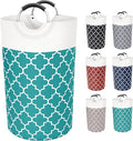 Large Laundry Basket Laundry Hamper Bag Washing Bin Clothes Bag Collapsible Tall with Handles Waterproof Travel Bathroom College Essentials Storage for College Dorm, Family (Green) 82L