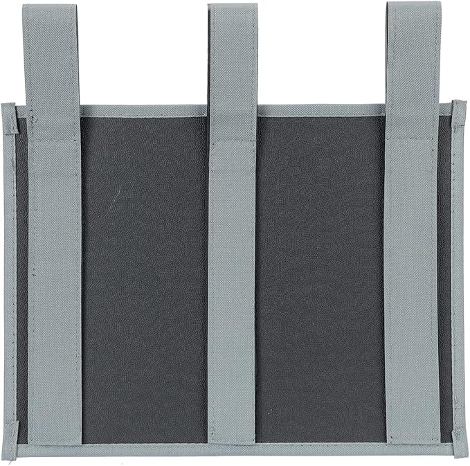 Falaku Hanging Bedside Caddy,Bedside Organizer Caddy for Bed Rails(Classic 4 Pockets-Grey)
