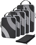 BAGSMART Compression Packing Cubes, 6 Set/4 Set/2 Set Travel Packing Cubes for Carry on Suitcases, Compression Suitcase Organizers Bag Set & Travel Cubes for Luggage, Lightweight Packing Organizers