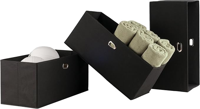 Winsome Wood Torino Storage/Organization, Black