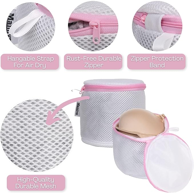 Mesh Bra Bags for Washing Machine, Lingerie wash Bags for Laundry