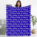 Custom Pet Blanket for Dog, Personalized Pet Blanket with Name, Customized Paw Print Throw Blanket for Cat, Gift for Pet Bereavement, Dog Bed Blanket Passing Away Gifts